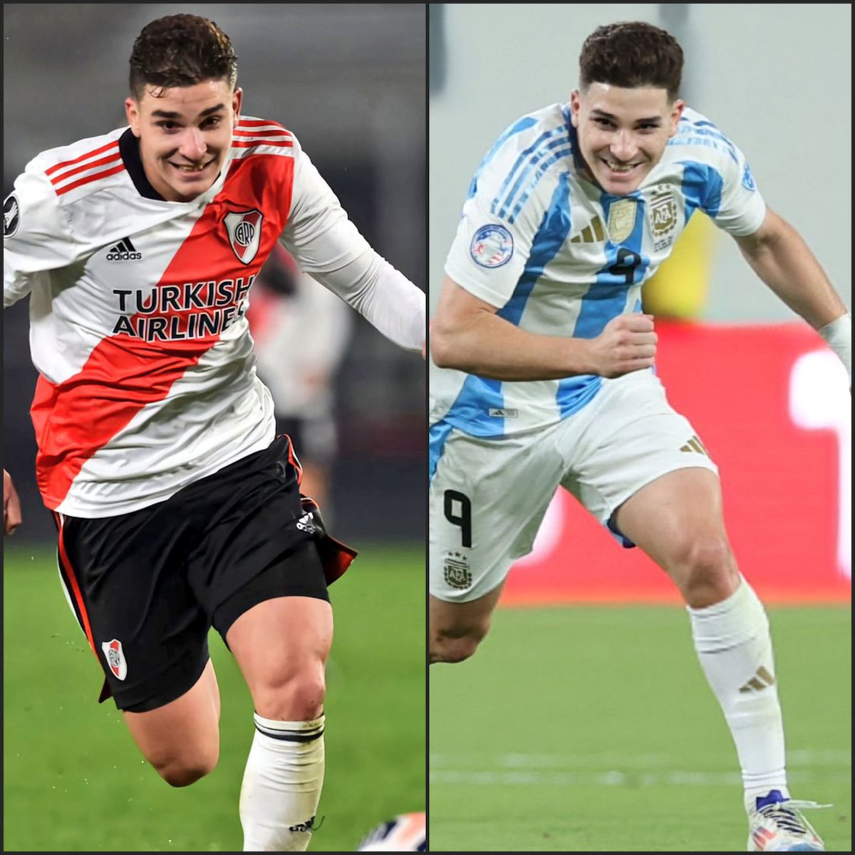 Aguama255's tweet photo. Julián sonriendo detrás de la pelota 2021/2024 😭 https://t.co/ATNlXD4ILl