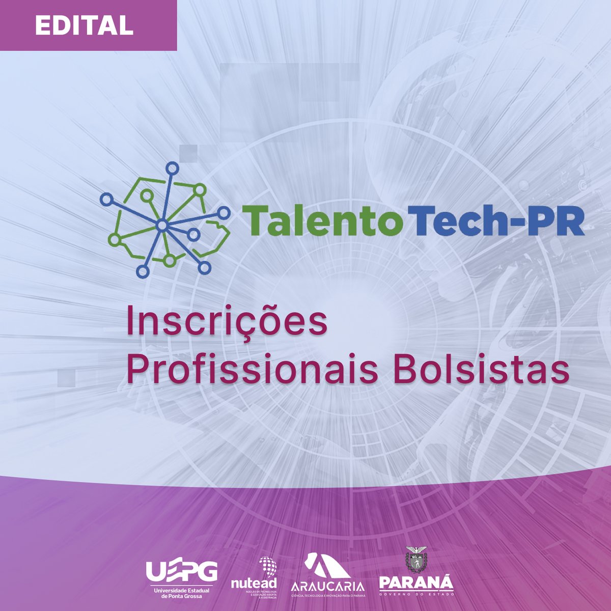 nutead_uepg's tweet photo. 💻O Nutead reabriu os editais do Programa Talento Tech nas áreas de Diagramação, Secretaria da Governança, Secretaria Financeira e TI. As vagas remanescentes de Assistente à Docência presencial  estão disponíveis em 17 municípios paranaenses. 

✍️Confira: https://t.co/RartAx3yt8 https://t.co/D8KPUqXavW