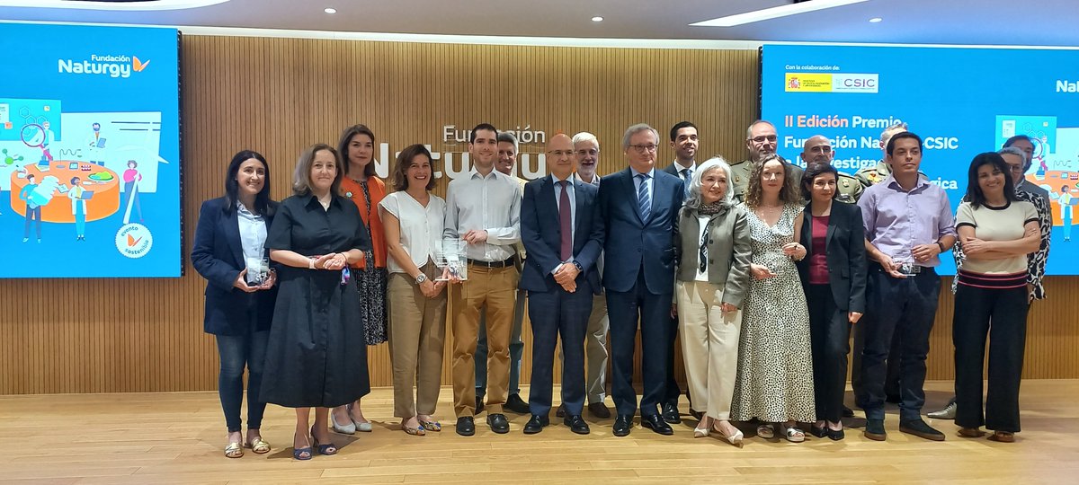 María Retuerto y Alvaro Tolosana, investigadores del ICP, han ganado el Premio Fundación Naturgy-CSIC a la investigación e innovación tecnológica en el ámbito energético. ¡Enhorabuena!