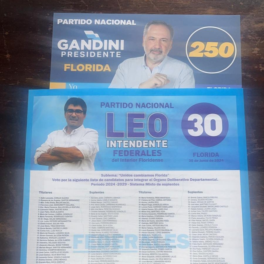 leocorujoo's tweet photo. Para votar a Jorge Gandini a Presidente y Leonardo Corujo a Intendente.

Es con la lista 250 y la lista 30 juntas. https://t.co/6moG5msEdq