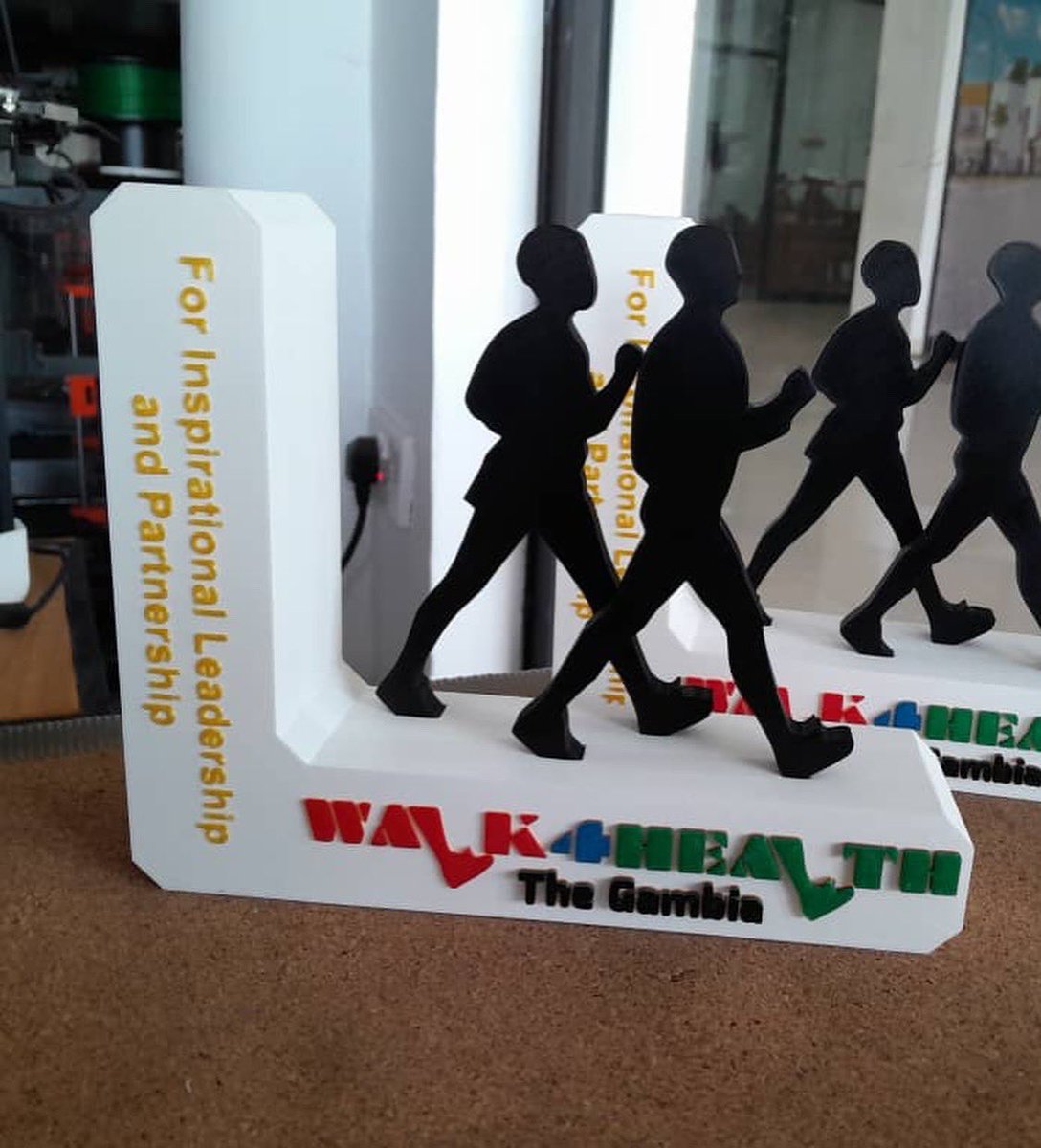 make3dgambia's tweet photo. Throwback to when we manufactured these cool awards, highlighting one of the key advantages of #3DPrinting that we’ve emphasized since founding Make3D: customized manufacturing. 

Contact us today for inquiries and orders at info@make3d.org

#Gambia #Make3D https://t.co/qwgH6Wg2oH