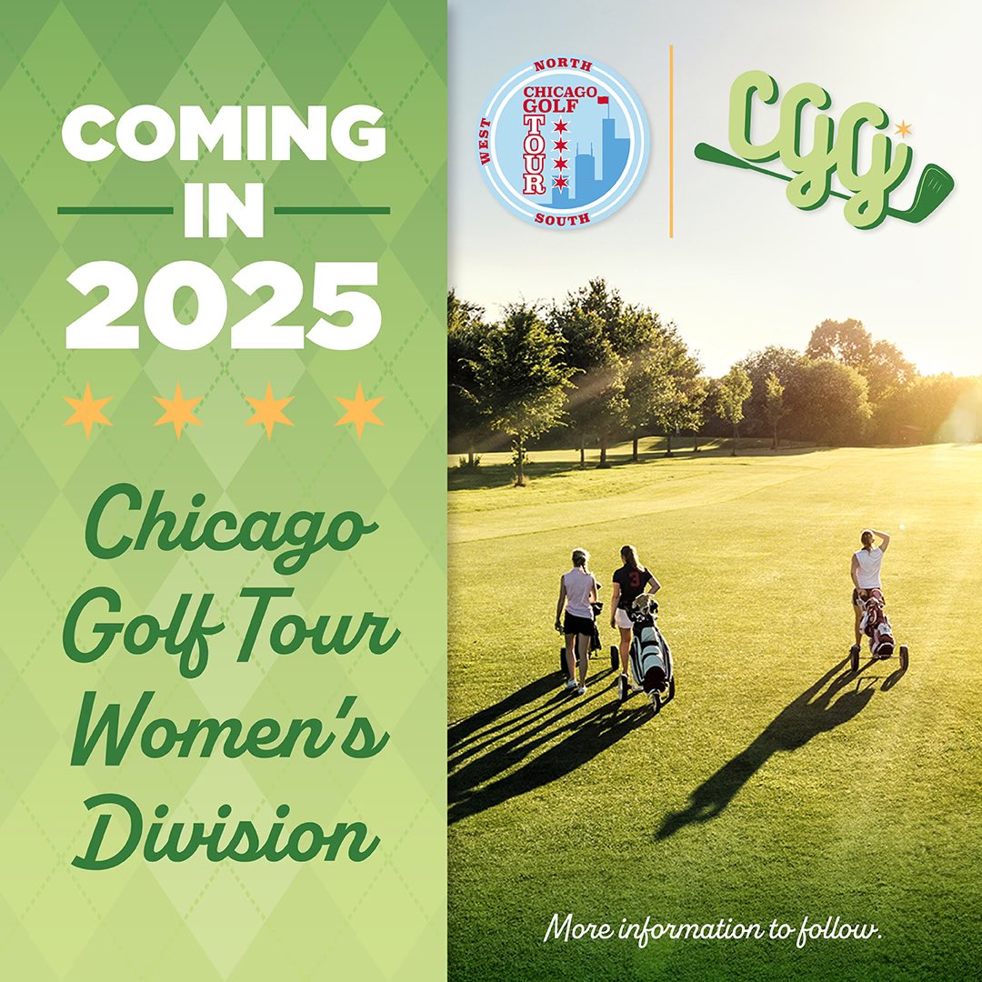 GolfTourChicago's tweet photo. 🚨BREAKING NEWS🚨

The Chicago Golf Gals &amp; the CGT are combining forces to introduce a Chicago Golf Tour women's division in 2025 - presented by the CGG.

https://t.co/D7KFljEQeT https://t.co/GieEw5V3Af