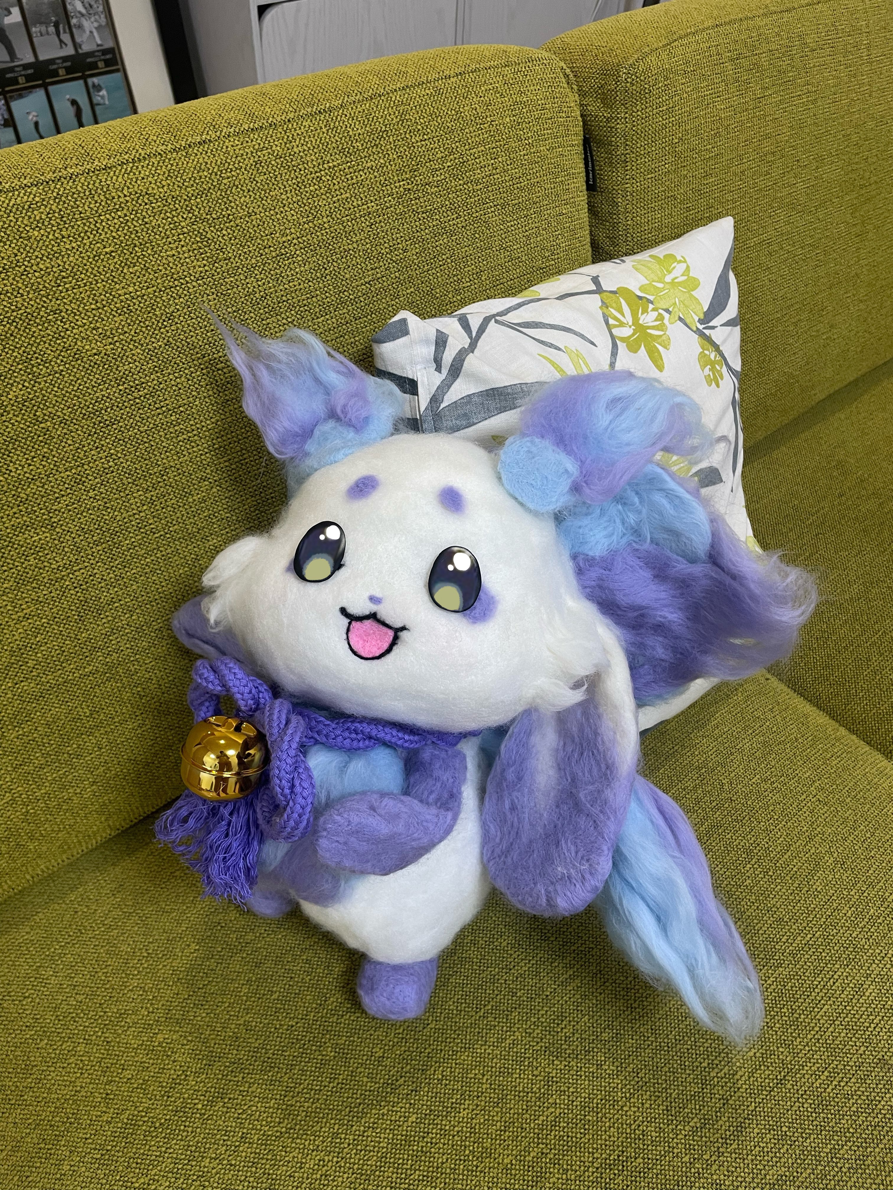 羊毛フェルト シトリン様