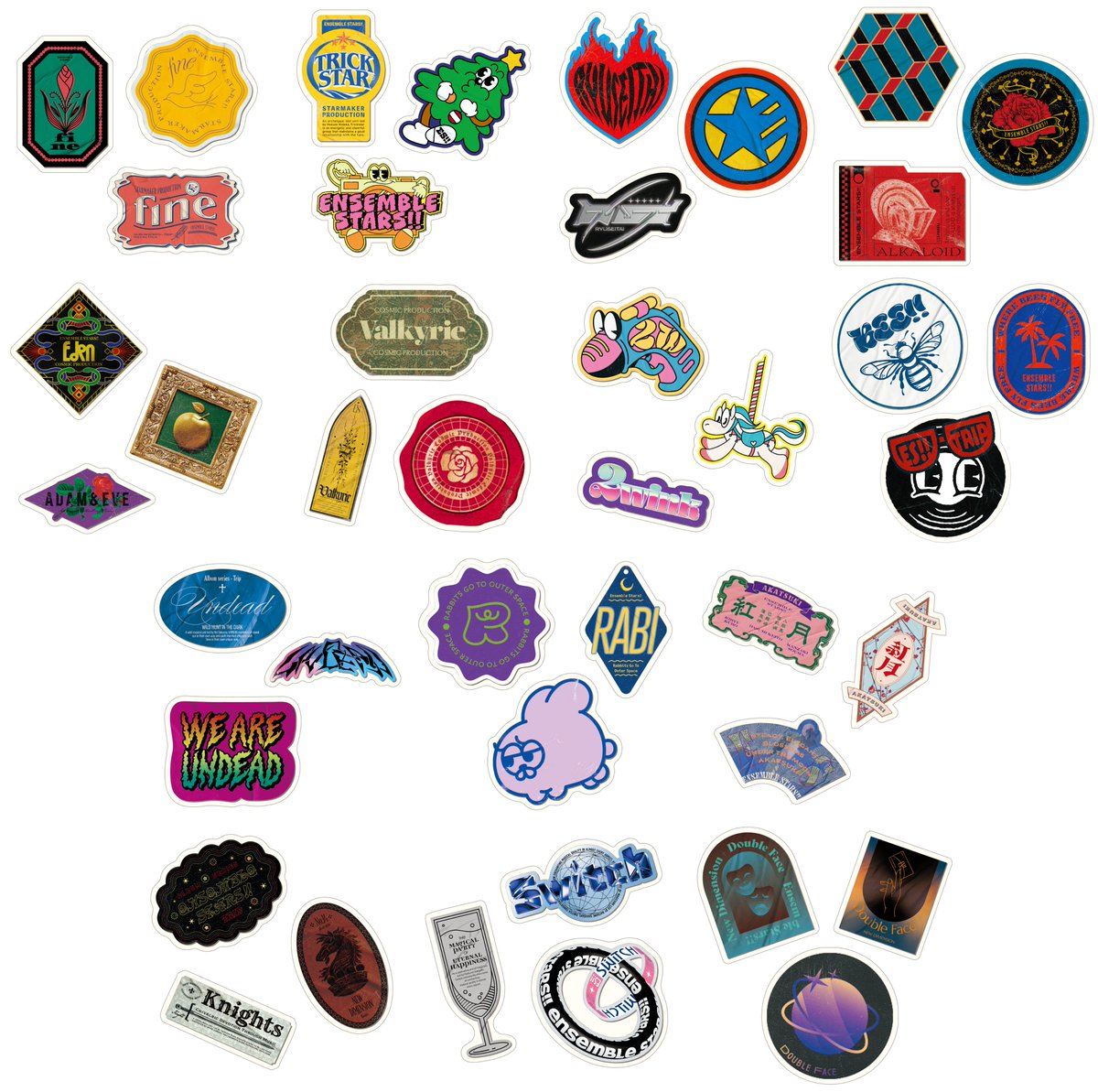 あんさんぶるスターズ　あんスタ　 TRIP ワッペンセット ALBUM SERIES \"TRIP\"ワッペンセット