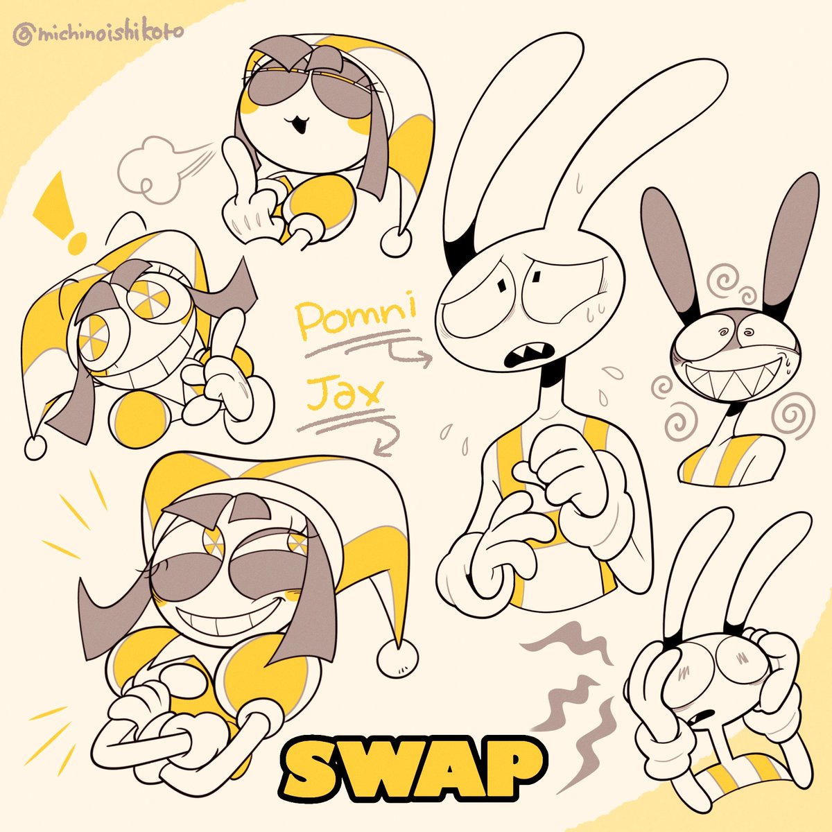 swap rkgk #JaxxPomni