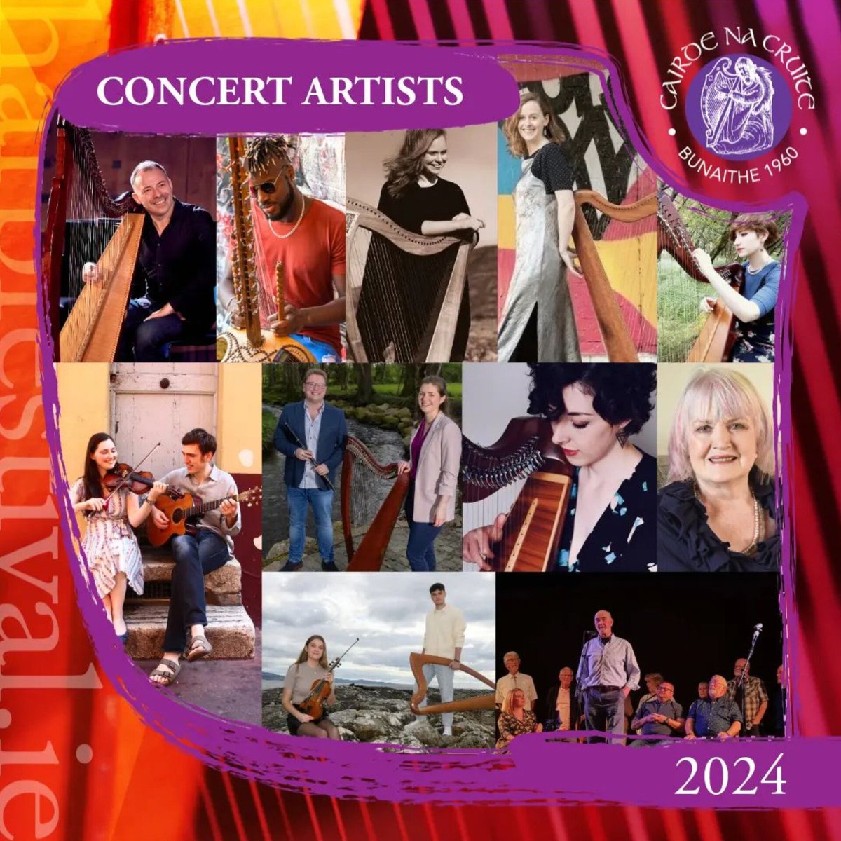 Harp Ireland (@cruiteireann) on Twitter photo We are so excited for <a href="/CCIHF/">Cairde na Cruite</a> An Chúirt Cruitireachta next week!
With an incredible line-up of tutors and performers, there is truly something for everyone at this festival Full information on all events can be found here:
cairdenacruite.com/festival-sched…
#harpireland #irishharp We are so excited for <a href="/CCIHF/">Cairde na Cruite</a> An Chúirt Cruitireachta next week!
With an incredible line-up of tutors and performers, there is truly something for everyone at this festival Full information on all events can be found here:
cairdenacruite.com/festival-sched…
#harpireland #irishharp