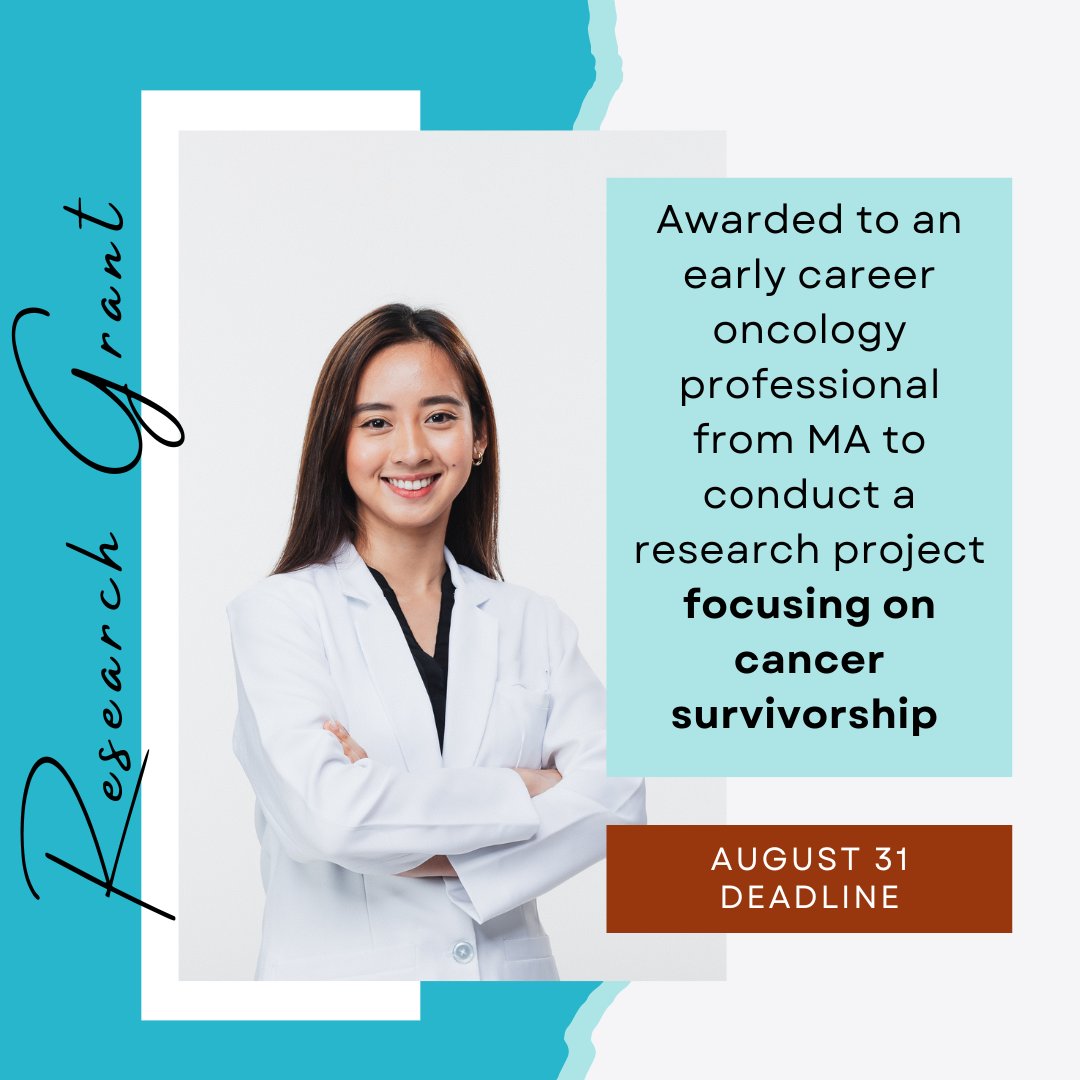 MSCO_oncology's tweet photo. 🚨 Exciting News🚨
Announcing the #MSCO Cancer Survivorship Research Grant! It is our mission to support the future of oncology in every way we can. Don't miss this opportunity to create something transformative!

Learn More🔗https://t.co/zKxO9QFlwc

#Survivorship #CancerResearch https://t.co/OXrHigVxDL