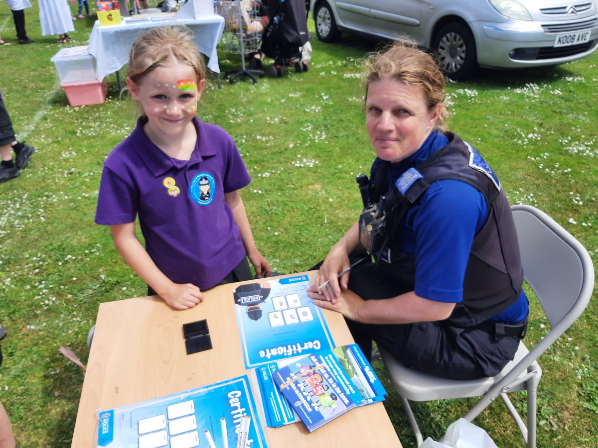 Riverside primary school summer fair, stickers, certificates and lots of sunny smiles. Great turn out and good to meet  so many families in Barne Barton.