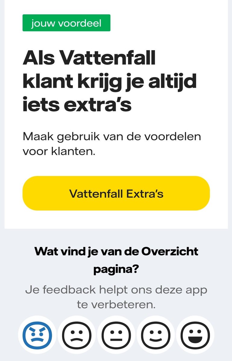 TGeluk's tweet photo. @VattenfallNL 

Vattenvall klanten krijgen iets extra's..... Nou stop maar met dit soort reclames, ben al heel lang klanten bij jullie, wou vandaag mijn contract verlengen, maar de actie van €250 is alleen voor nieuwe klanten. Niet te geloven dit. Dag Vattenvall🖐 https://t.co/AHccTGI9qv