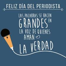 #27junio24 Felicitaciones a los periodistas .La verdad nos hace libre.Que la palabra en su boca y la escrita sean reflejo de la verdad para la libertad.ADconEdmundo.