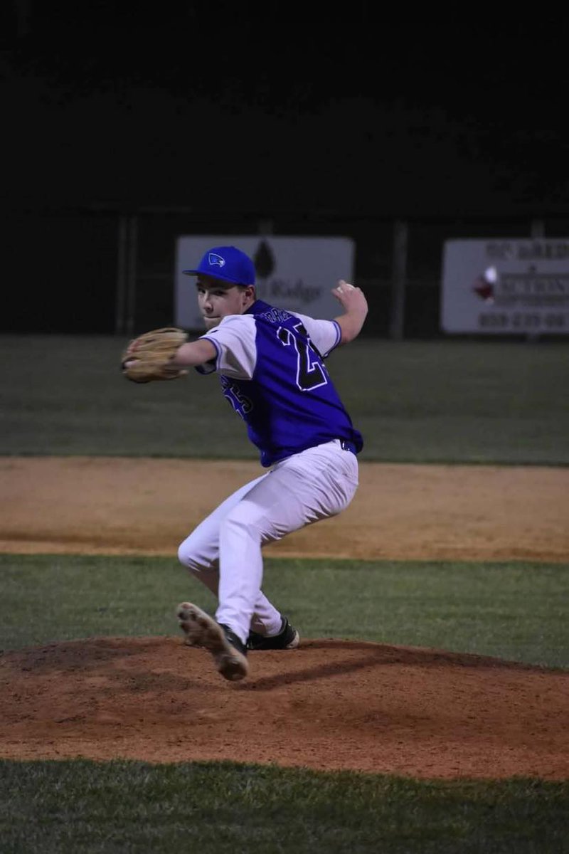 End of season Awards (JV) Coaches Award -  Landon Campbell ~ with the exception of the first inning of his first Varsity appearance, there wasn't a time there wasn't a smile on his face. A young man with strong character and faith, Landon went 2-0 on the mound for V.