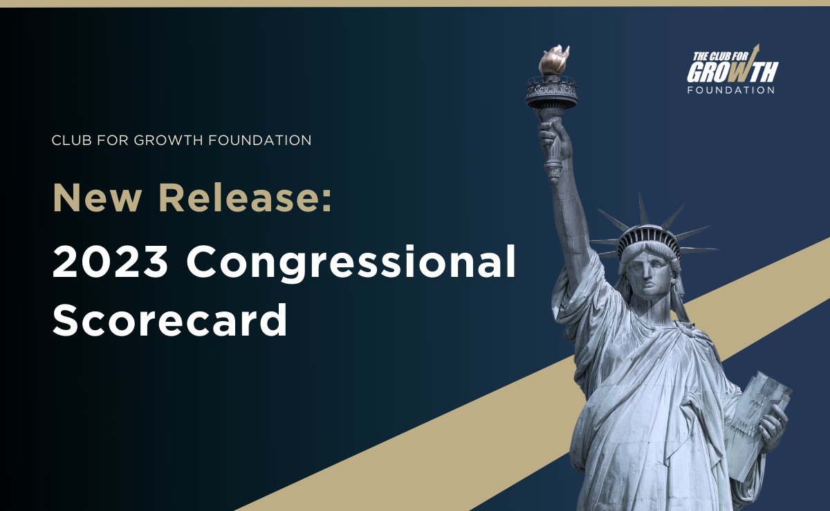CFGfoundation's tweet image. 🚨Excited to announce the release of the 2023 Congressional Scorecards!

The scorecard tracks how members of Congress vote on key economic issues &amp;amp; policies that foster economic growth.

See all 2023 scores 👉 cfg.news/Scorecard23