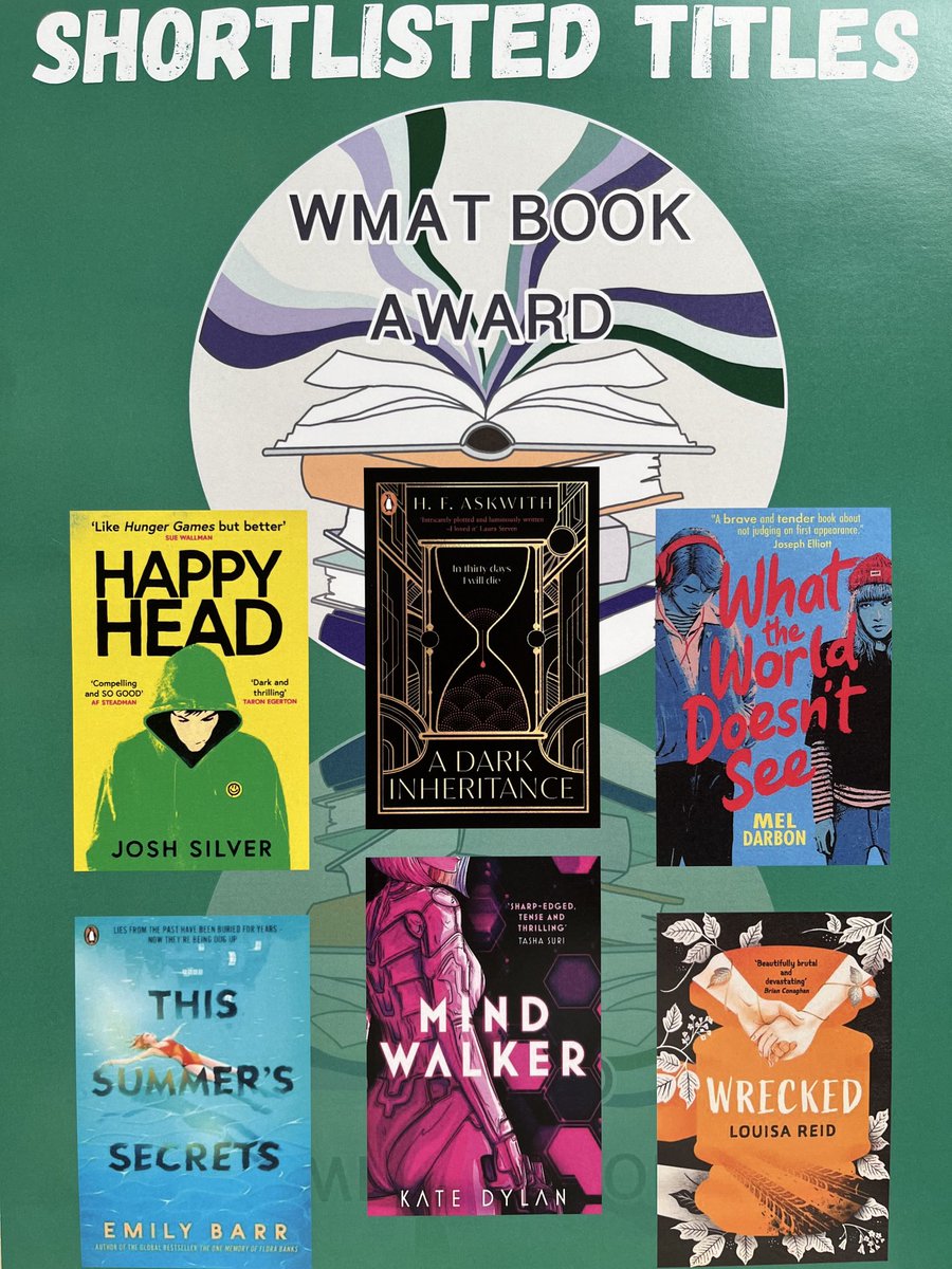 Congratulations to Josh Silver winner of the 3rd WMAT Book Award for ‘HappyHead’ ⁦<a href="/SchoolWeydon/">Weydon School</a>⁩ ⁦<a href="/Wh_LRC/">Woolmer Hill Library</a>⁩ ⁦<a href="/TeamFHES/">TeamFHES</a>⁩ ⁦<a href="/Rod_Tweet/">Rodborough School</a>⁩