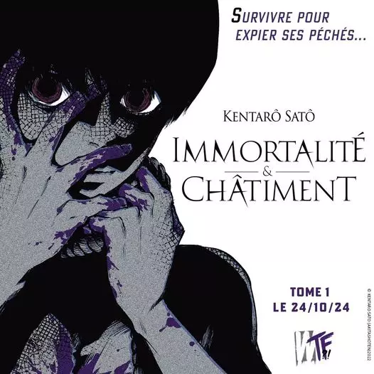 Le #mangaka Kentarô Satô revient chez <a href="/AKATAmanga/">Éditions Akata</a> avec Immortalité et châtiment manga-news.com/index.php/actu… #suspense #thriller #manga