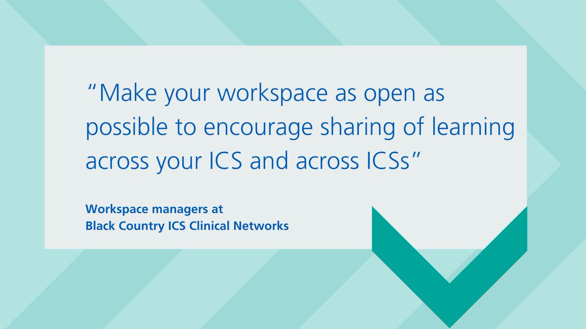 FutureNHS (@futurenhs) on Twitter photo We all learn best by sharing experience. Design your workspace to enable that where it's appropriate.
Read our June spotlight blog for more tips from <a href="/BlackCountryICS/">Black Country Integrated Care System (ICS)</a> on making your workspace thrive.
future.nhs.uk/Home/view?obje… We all learn best by sharing experience. Design your workspace to enable that where it's appropriate.
Read our June spotlight blog for more tips from <a href="/BlackCountryICS/">Black Country Integrated Care System (ICS)</a> on making your workspace thrive.
future.nhs.uk/Home/view?obje…