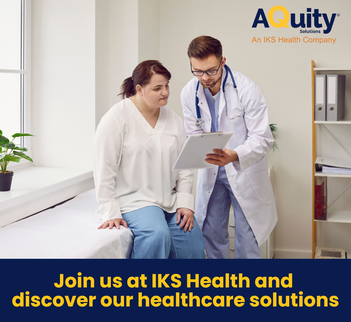 At <a href="/IKSHealth/">IKS Health</a> , our commitment to improving healthcare will continue. Discover our solutions and care enablement platform.