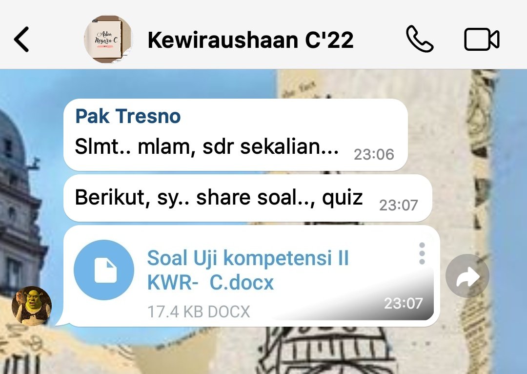 #CahFicip edisi jawab salam dosen