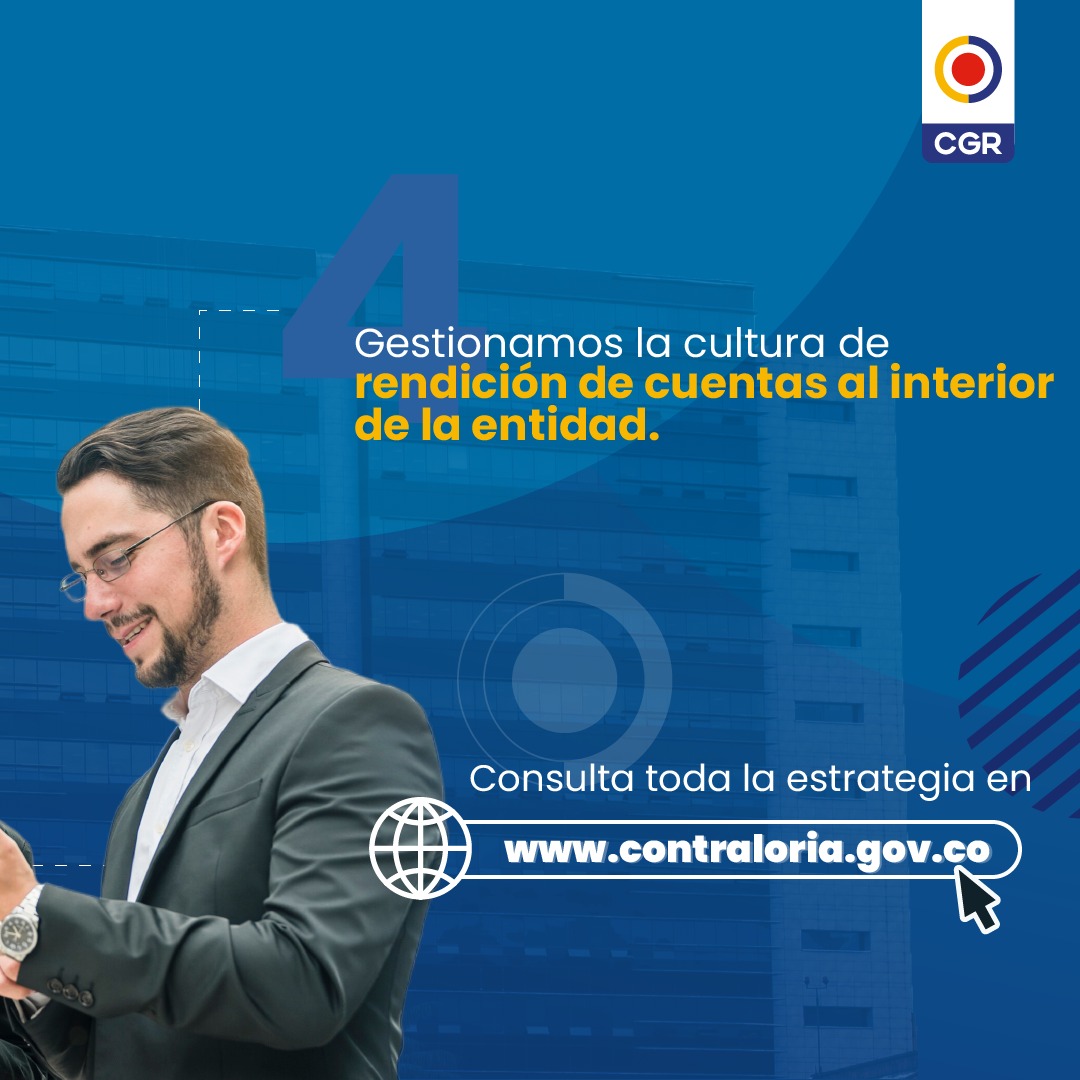 CGR_Colombia's tweet photo. Descubre cómo en la Contraloría General de la República rendimos cuentas a los ciudadanos sobre nuestro trabajo, la gestión del control fiscal y la defensa de los recursos públicos de los colombianos. #RendicionesCGR https://t.co/5xTWjiuLUE