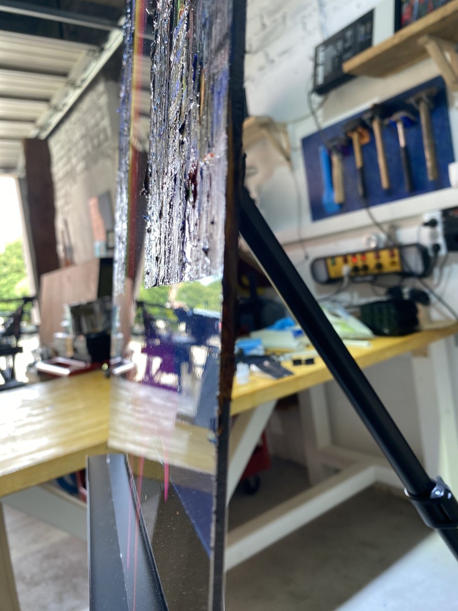 LuvcraftArt's tweet photo. Physical painting on sale on @StargazeZone!
For the first time I offer a physical piece on my new favorite platform. This is your chance to have one of my physicals on your wall. Any questions?
#painting #overpaint #oilcolor #dibond #plate #HybridWorking
https://t.co/q0wrmw715J https://t.co/c9xdm3iZP0