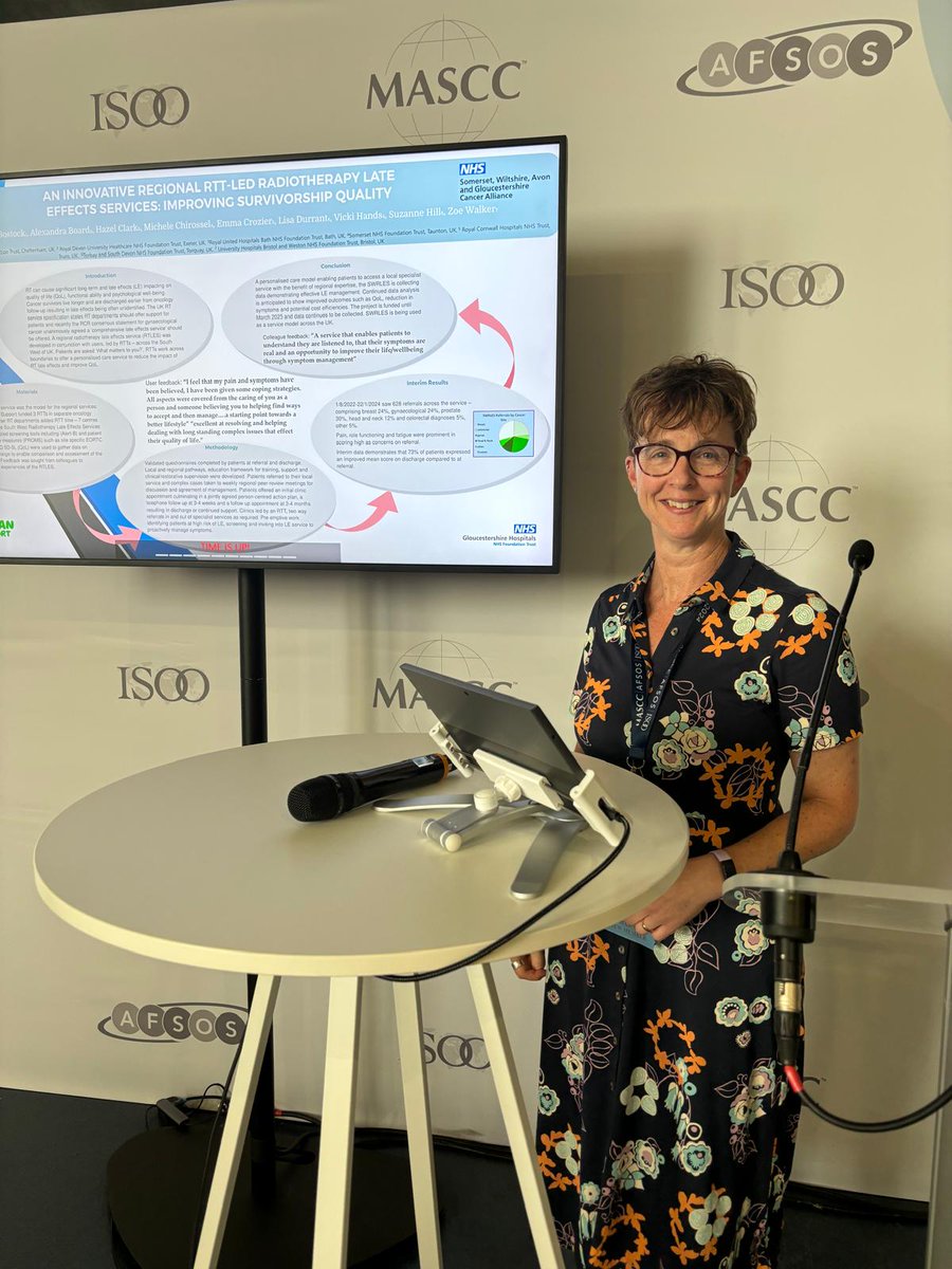 Samantha Bostock (@samanthabostoc3) on Twitter photo Presented the <a href="/SWRTLateEffects/">SouthwestRTLateEffects</a> work on developing regional radiotherapy late effects services. MASCC in Lille - lots of excellent work internationally <a href="/CancerCareMASCC/">MASCC</a> <a href="/SWAGCaAlliance/">SWAG Cancer Alliance (CA)</a> <a href="/GlosCancerServ1/">@GlosCancerServices ๐</a> <a href="/GlosAHPs/">Gloucestershire AHPs</a> <a href="/gloshospitals/">Gloucestershire Hospitals NHS Foundation Trust</a> Presented the <a href="/SWRTLateEffects/">SouthwestRTLateEffects</a> work on developing regional radiotherapy late effects services. MASCC in Lille - lots of excellent work internationally <a href="/CancerCareMASCC/">MASCC</a> <a href="/SWAGCaAlliance/">SWAG Cancer Alliance (CA)</a> <a href="/GlosCancerServ1/">@GlosCancerServices ๐</a> <a href="/GlosAHPs/">Gloucestershire AHPs</a> <a href="/gloshospitals/">Gloucestershire Hospitals NHS Foundation Trust</a>