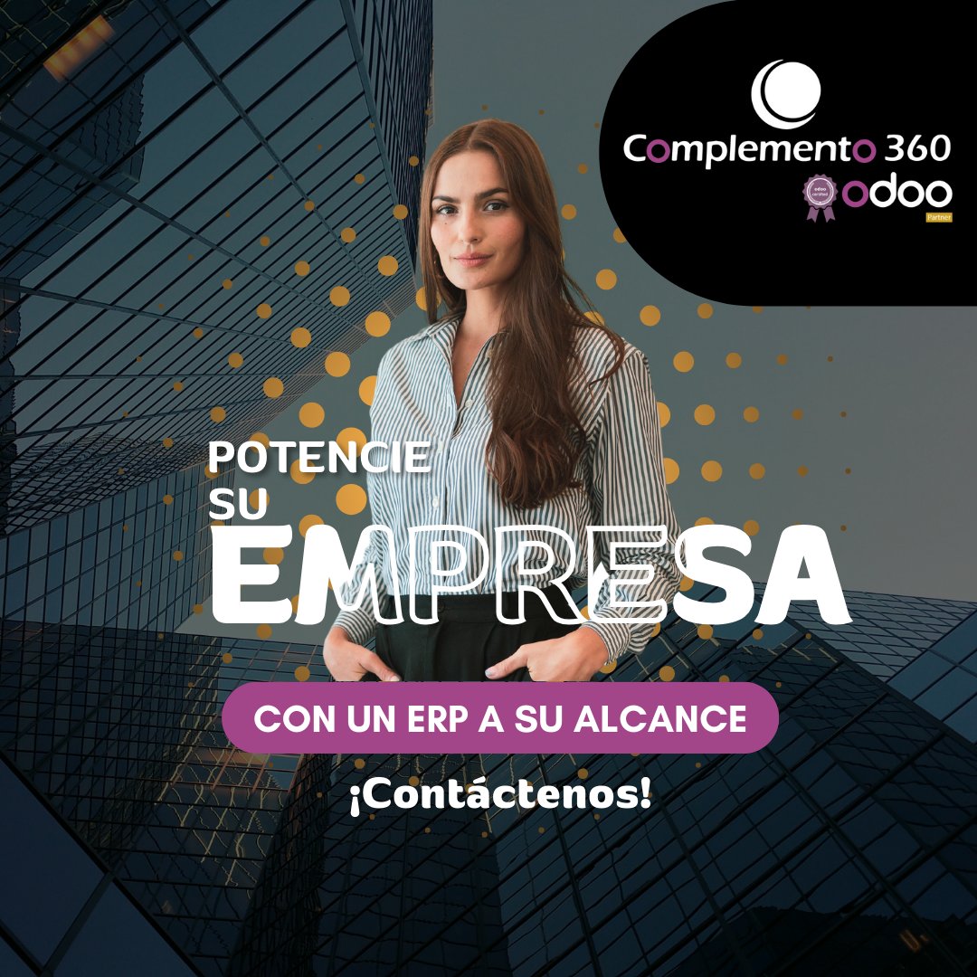 complemento360's tweet image. 💼🌟 Descubra @Odoo: El #ERP Perfecto para su empresa 🌟💼

💡 Versatilidad Inigualable
💰 Precios Competitivos
🚀 Fácil Implementación y Escalabilidad
🔍 Transparencia y Control Total

¡Contáctanos! 🌐complemento360.odoo.com