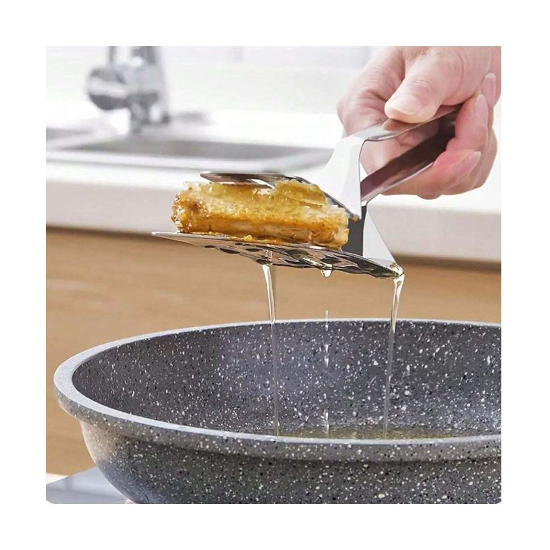 Facile à utiliser, la pince de cuisine en acier inoxydable vous permet de saisir et retourner les aliments pendant la cuisson.
 
nankaro.ne/cuisine-et-sal…