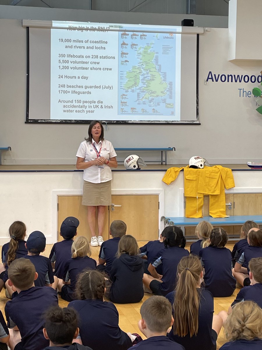 A huge thank you to Julia from the RNLI for coming to Avonwood to teach our children about water safety. #watersafety#Educationwithcharacter