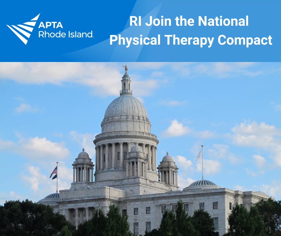 APTA Rhode Island (@riapta1) on Twitter photo We would like to thank <a href="/GovDanMcKee/">Governor Dan McKee</a>, <a href="/Mcgaw71/">Representative Michelle McGaw💙</a> , and <a href="/hannagallo27/">Hanna Gallo</a> for their leadership and support in advocating for RI to join the PT Compact. Thank you to our lobbyist firm <a href="/MayforthGroup/">The Mayforth Group</a> for their consistent guidance on behalf of APTA RI and all of the PT/PTAs in the state. We would like to thank <a href="/GovDanMcKee/">Governor Dan McKee</a>, <a href="/Mcgaw71/">Representative Michelle McGaw💙</a> , and <a href="/hannagallo27/">Hanna Gallo</a> for their leadership and support in advocating for RI to join the PT Compact. Thank you to our lobbyist firm <a href="/MayforthGroup/">The Mayforth Group</a> for their consistent guidance on behalf of APTA RI and all of the PT/PTAs in the state.