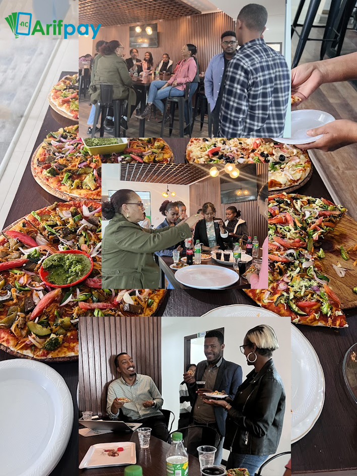 ArifpayEthiopia's tweet photo. Pizza Thursday! An occasion for the Arif team to enjoy some #ArifMoment.
🍕
#ExcellentPlacetoWork #Arifpay #ArifPOS #በጣምአሪፍ #POSsystem #PaymentProcessing #DigitalPaymet #SmallBusinessTools #Convenience https://t.co/NSFvdEbBY8