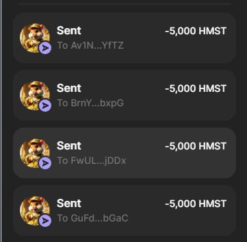 #Airdrop Auto Now
Instantly giving away 5000 $HMST to 1000 Sol wallets (Hamster on Sol)

Limited Edition

Ca: 7S94bQN6nQoUTQZrV8yg3EzMTyh4YJa1Ta52pzWkKApi

Follow: ✅ <a href="/money_hamster/">$HamterCoin</a>

 RT+❤️  
Leave your SOL wallet address #SolanaAirdrop #HMST #Hamster
⏰ENDS in 8 hours ⏰