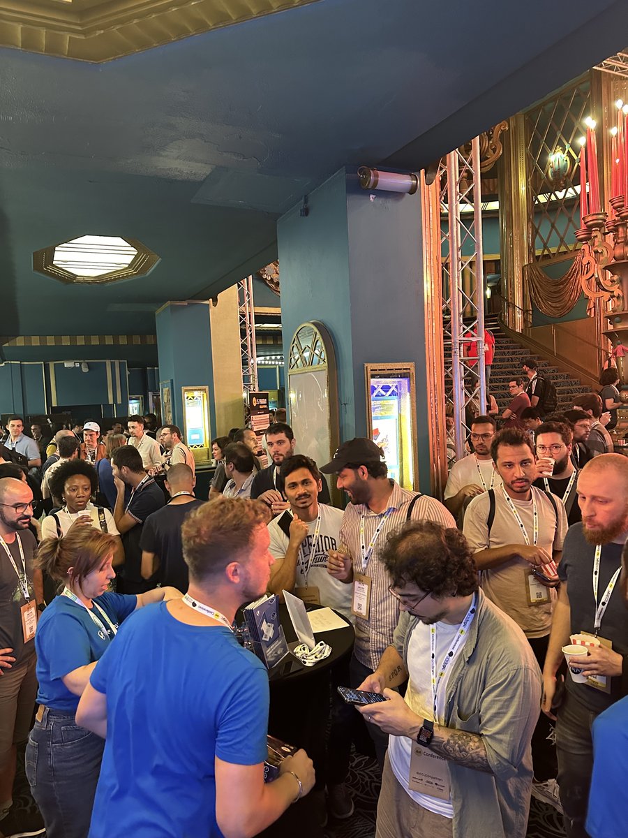 Eleven Labs (@eleven_labs) on Twitter photo Merci aux 50 participants de notre chasse aux NFC à
<a href="/dotJS/">dotJS</a>🚀
Malgré quelques couacs, on est super contents de l'engouement ! 
Après une journée de chasse, on a nos gagnants 🏅
Félicitations à Kreswas, Abhi, Yazid et Adam !  
#dotjs #dotjs2024 Merci aux 50 participants de notre chasse aux NFC à
<a href="/dotJS/">dotJS</a>🚀
Malgré quelques couacs, on est super contents de l'engouement ! 
Après une journée de chasse, on a nos gagnants 🏅
Félicitations à Kreswas, Abhi, Yazid et Adam !  
#dotjs #dotjs2024