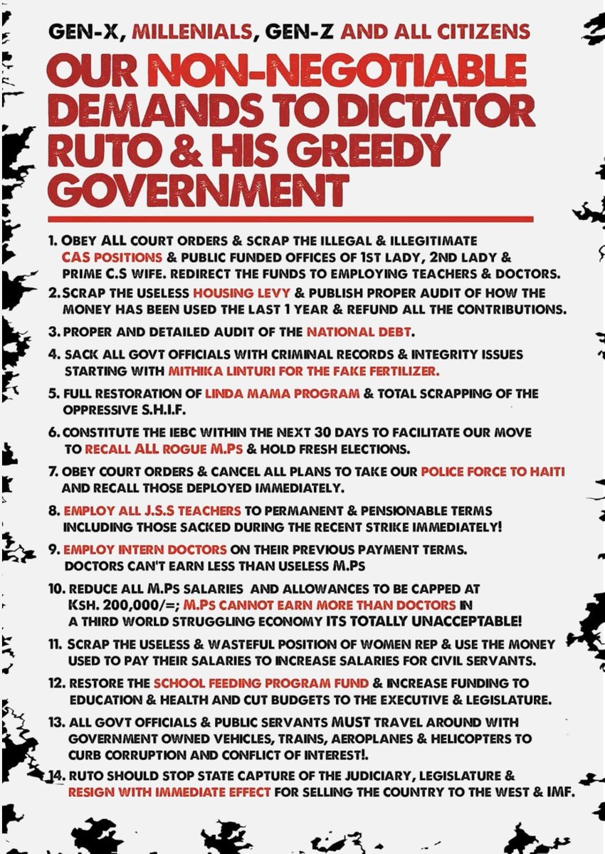 ainfluese's tweet photo. #RutoMustGo
#StopVandalismKE
#StopLiveBullets
#StopExcessiveForce
JUST RETWEET https://t.co/SHxWn8gwCH