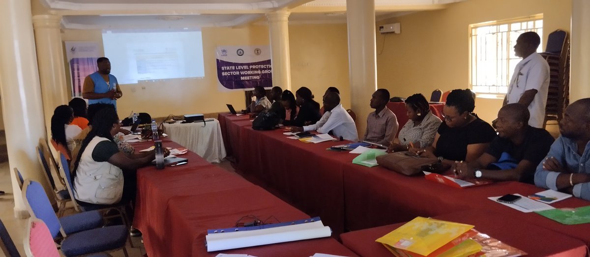 fjdpnigeria's tweet photo. State Level Protection Sector Working Group meeting currently ongoing in Makurdi.
Organized by FJDP with support from UNHCR.
#fjdp #UNHCR #PROTECTION https://t.co/m9SMAaYBjm