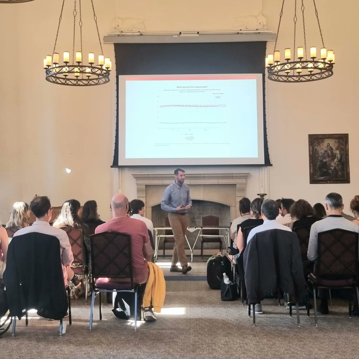 IHEE_Institut's tweet photo. À quelques mois des #élections #présidentielles #américaines, ce séminaire à #CHICAGO se termine par une séquence captivante à @Loyolachicago. @prof_ehansen a analysé en profondeur l'élection de 2024, explorant les dynamiques, défis &amp; opportunités. https://t.co/4kd0R9iGuK