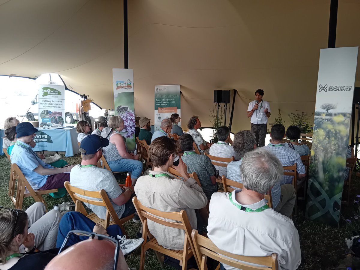 Innovative Farmers (@ifarmers) on Twitter photo Fantastic <a href="/Leguminose_EU/">LEGUMINOSE Project</a> #intercropping session at #Groundswell2024
<a href="/jerryalford123/">Jerry Alford</a> updated on the trial, which aims to make intercropping mainstream
He was joined by <a href="/TomSizmur/">Tom Sizmur</a> <a href="/UniReading/">University Reading </a>, who presented exciting new findings on nitrogen passing from legume to cereal 🫘🌱 Fantastic <a href="/Leguminose_EU/">LEGUMINOSE Project</a> #intercropping session at #Groundswell2024
<a href="/jerryalford123/">Jerry Alford</a> updated on the trial, which aims to make intercropping mainstream
He was joined by <a href="/TomSizmur/">Tom Sizmur</a> <a href="/UniReading/">University Reading </a>, who presented exciting new findings on nitrogen passing from legume to cereal 🫘🌱