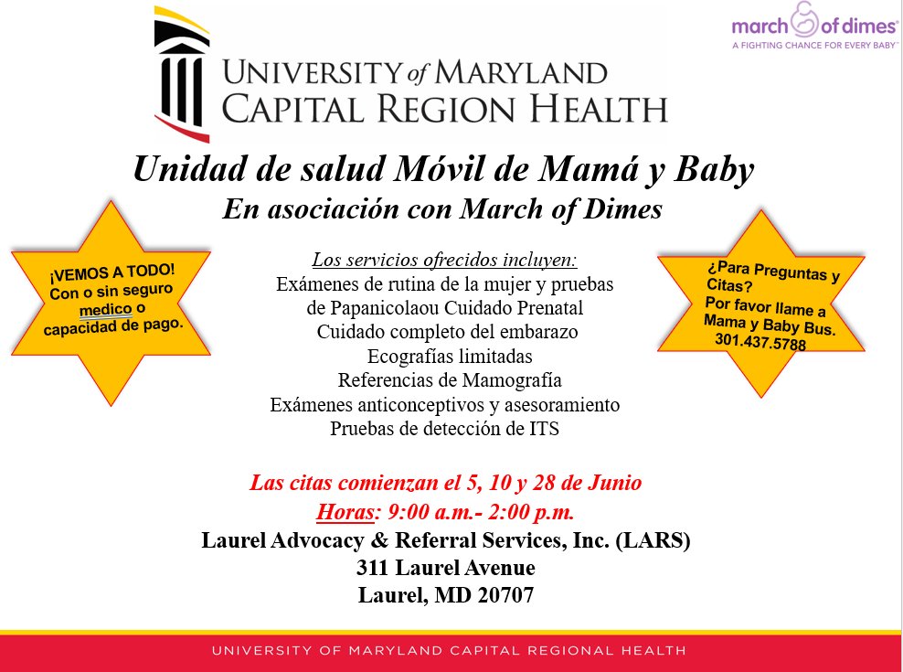 Exciting news! The Mama Baby Bus is rolling into LARS tomorrow at 9 am! Don't miss out on this amazing opportunity for medical care for women in need. No Insurance Needed! Call to schedule an appointment. 

#Nonprofit #Partnerships #FoodPantry