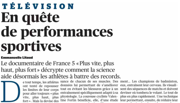francetvpro's tweet photo. #LesMediasEnParlent #ScienceF5

Science Grand Format - Mathieu Vidard
Plus vite, plus haut, plus fort 
Un documentaire de Stanislas Kraland &amp; @HuguesDemeude

@le_Parisien @Le_Figaro @LePelerincom @LettreAudio 

▶️Ce soir à 21.05 | #France5 &amp; https://t.co/JqV7mXAoWY https://t.co/2mnXFRVa4J