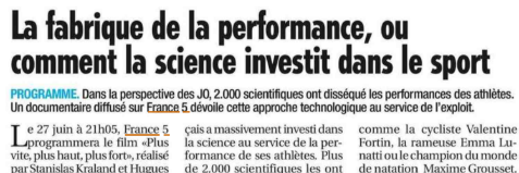 francetvpro's tweet photo. #LesMediasEnParlent #ScienceF5

Science Grand Format - Mathieu Vidard
Plus vite, plus haut, plus fort 
Un documentaire de Stanislas Kraland &amp; @HuguesDemeude

@le_Parisien @Le_Figaro @LePelerincom @LettreAudio 

▶️Ce soir à 21.05 | #France5 &amp; https://t.co/JqV7mXAoWY https://t.co/2mnXFRVa4J