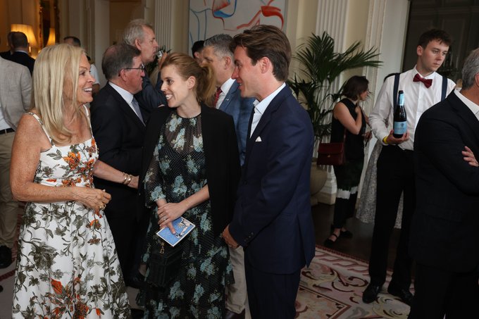 Princess Beatrice (<a href="/yorkiebea/">Princess Beatrice of York</a>) attended an Independence Day party hosted by US Ambassador Jane Hartley (<a href="/USAmbUK/">Ambassador Warren Stephens</a>) on June 24, 2024. <a href="/RoyalFamily/">The Royal Family</a> <a href="/KensingtonRoyal/">The Prince and Princess of Wales</a>