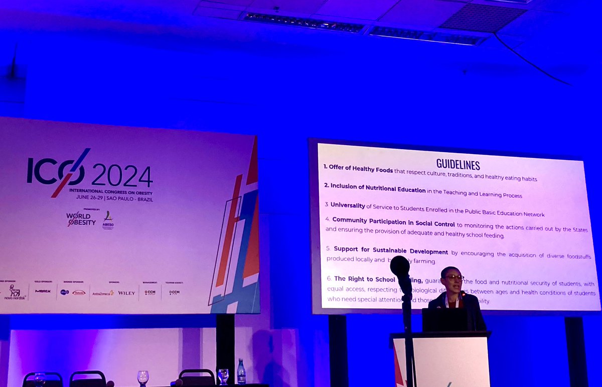 At #ICO2024 hearing about the world leading Brazilian National School Feeding Programme. Serving all students in 100% of public schools at all levels, healthy, fresh whole foods &amp; prioritising local farmers. INVESTING 4 billion BRA /year in healthy kids and food system!