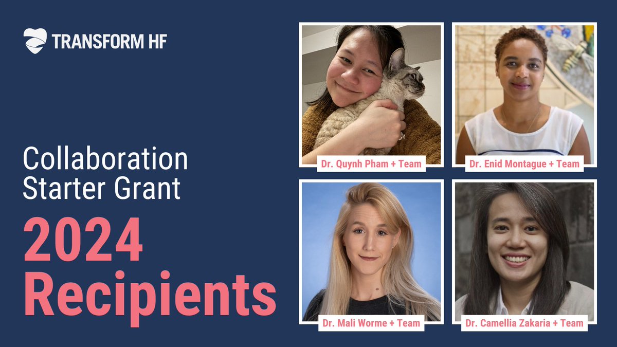 🎉 We're excited to announce the recipients of our 2024 Collaboration Starter Grant competition!

Learn how these teams of inspiring innovators are collaborating for equity in #heartfailure care: transformhf.ca/2024-collabora…