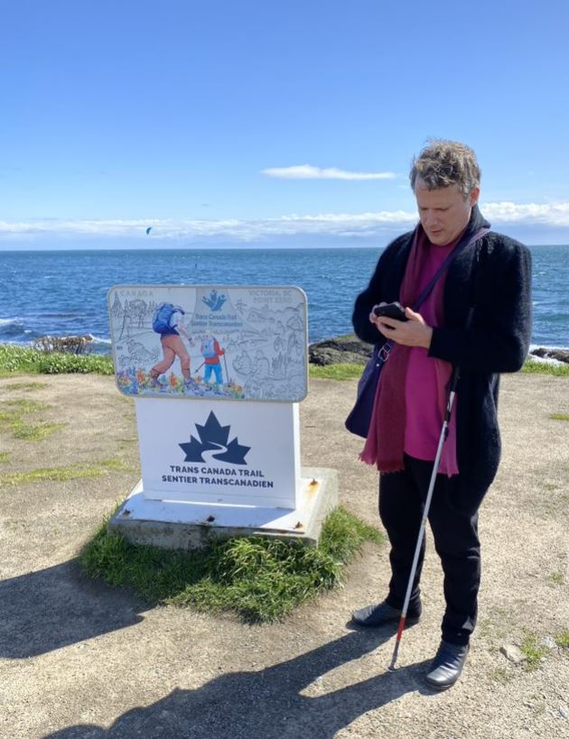 TCTrail's tweet photo. If you could implement new technology along the @TCTrail, similarly to how @BlindSquareGPS was implemented along the Trail in the @CityOfVictoria, what would it be and why?📱✨ 

#TransCanadaTrail #TrailTech #Ideas #Accessibility #Innovation @CNIB @CRD_bc https://t.co/4sQDs4FA2H