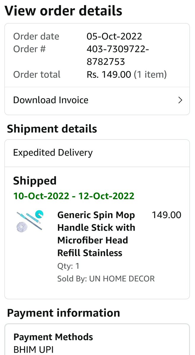 DewendraJoshi's tweet photo. @amazonIN product bought 2 year back, still waiting for delivery,
Amazon doesn,t have any responsibility to reply or look into it
Seller also live at amazon https://t.co/sDB1GuhKjr