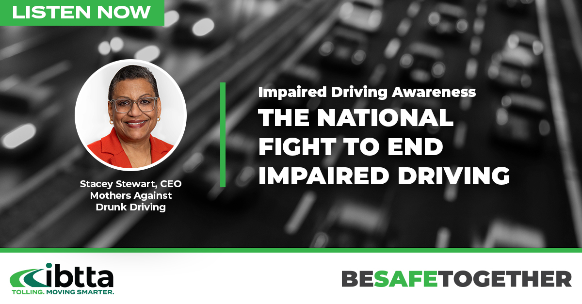 IBTTA (@ibtta) on Twitter photo To #BeSafeTogether, we need to prevent impaired driving! #IBTTA Executive Director and CEO <a href="/PatJonesDC/">Patrick Jones</a> spoke with <a href="/MADDNational/">MADD</a> CEO <a href="/StaceyDStew/">Stacey D. Stewart</a> about how the organization is working to promote #ImpairedDriving awareness.
youtu.be/ou_T6_X6-zI To #BeSafeTogether, we need to prevent impaired driving! #IBTTA Executive Director and CEO <a href="/PatJonesDC/">Patrick Jones</a> spoke with <a href="/MADDNational/">MADD</a> CEO <a href="/StaceyDStew/">Stacey D. Stewart</a> about how the organization is working to promote #ImpairedDriving awareness.
youtu.be/ou_T6_X6-zI