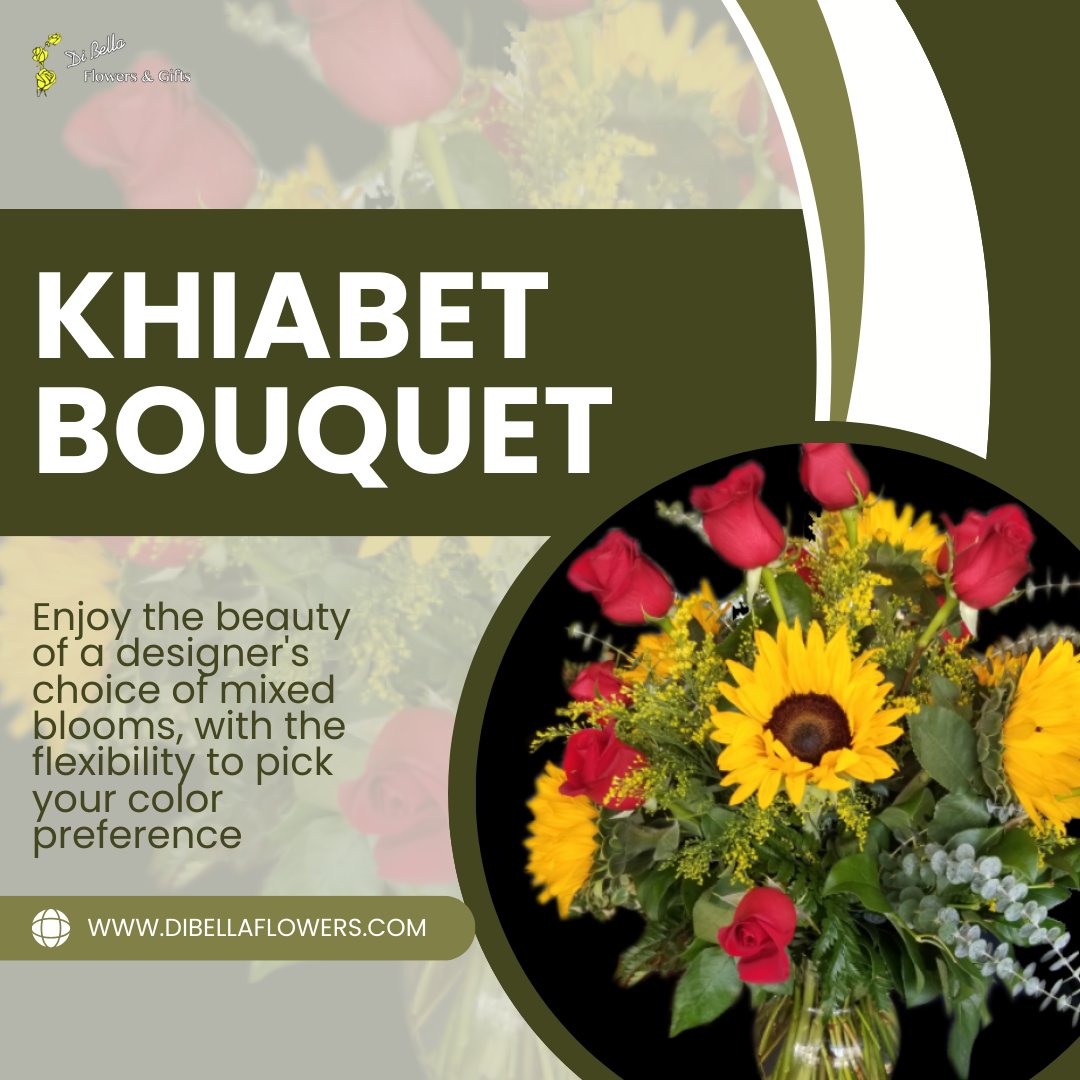 DiBellaFlowers's tweet photo. 🌺 Introducing the Khiabet Bouquet! Enjoy the beauty of a designer's choice of mixed blooms, with the flexibility to pick your color preference. https://t.co/stSsSGVr9f

#DiBellaFlowersandGifts #KhiabetBouquet #InStorePickup #MixedBlooms #FreshFlowers https://t.co/CmJ81wHDHq