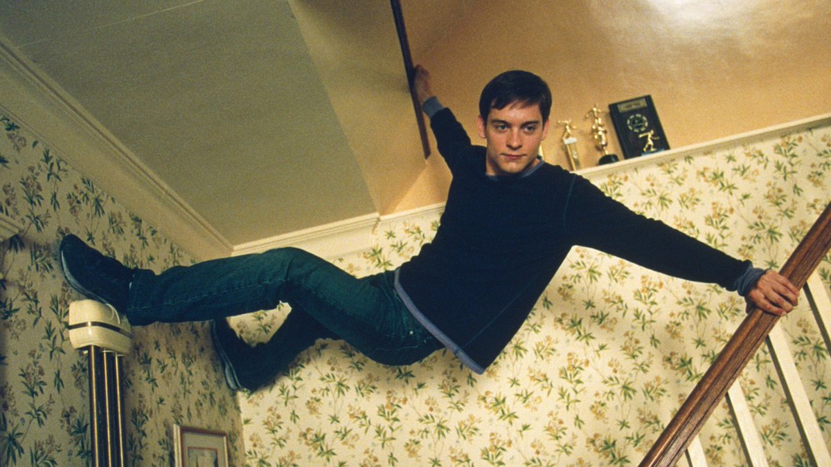 Sony's tweet image. Happy birthday to our original web-slinger, Tobey Maguire 🕷️