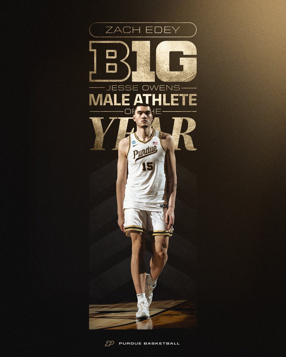 Pretty good couple of days. 

🏆🔄🏆 The BACK-TO-BACK <a href="/bigten/">Big Ten Conference</a> Jesse Owens Male Athlete of the Year. 

✅: Just the second repeat winner in the 43-year history of the award.