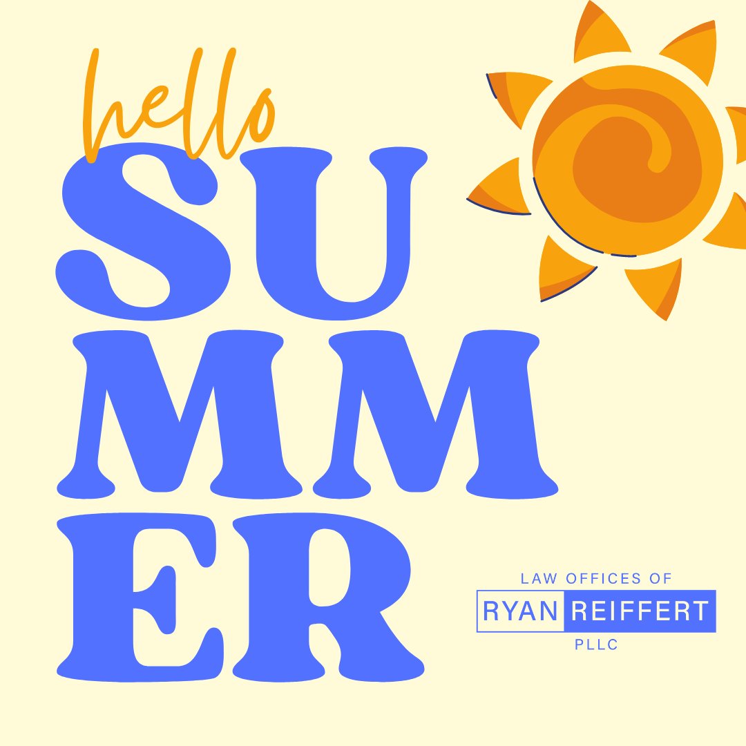 Summer is in full swing  Tell us about your vacation plans this summer in the comments! 

#summer #summervacation #lawofficesofryanreiffert #lawyer #sanantoniolawyer #sanmarcoslawyer #texas #texaslawyer #sanantonio #estateplanning #business !