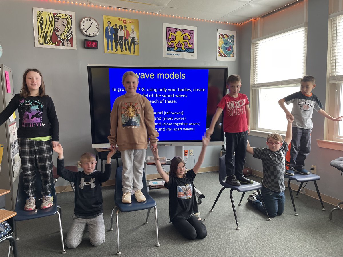 Read about sound waves or BECOME sound waves -which would you remember most? Drama sparks kid’s motivation &amp; enriches science learning. #Elementaryscience #scienceteacher #teachingscience #science #elementaryteacher #elementaryschool #academictwitter #k12 #teachertwitter
