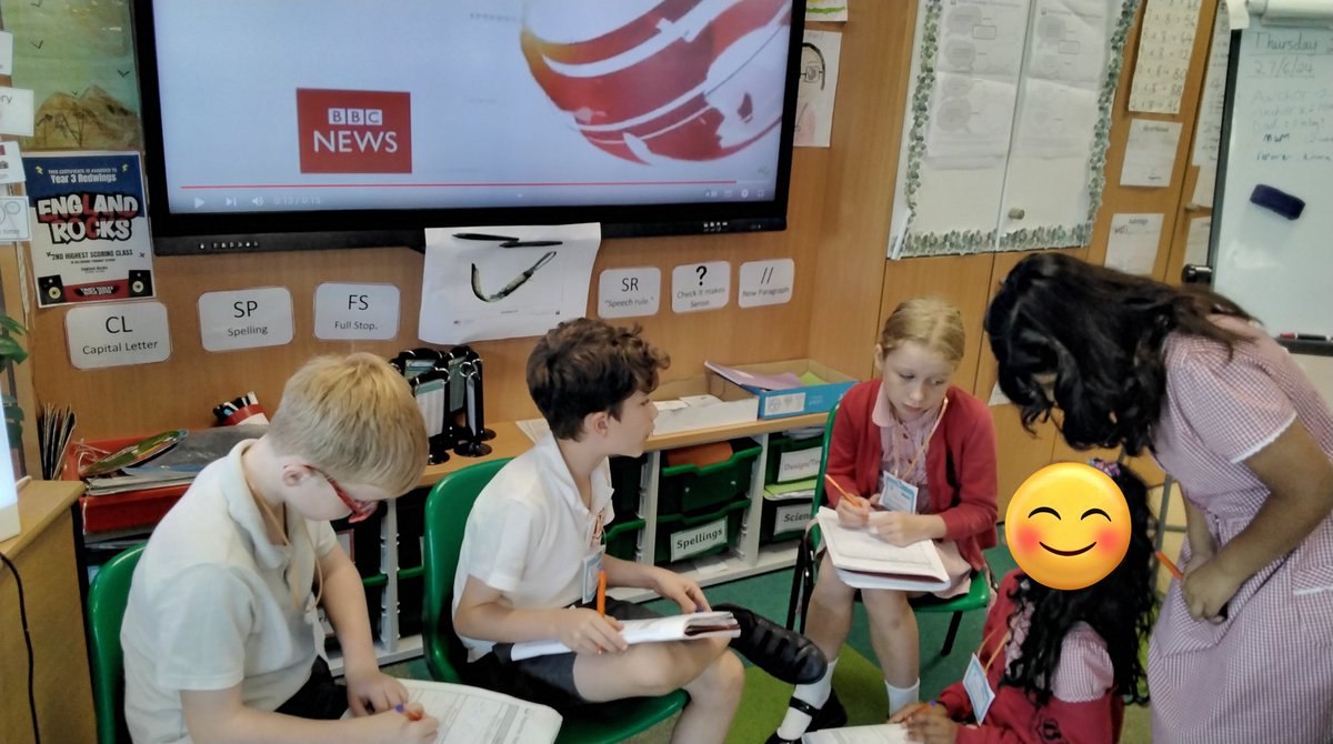 BelswainsSchool's tweet photo. BREAKING NEWS-We are no longer Year 3 children, but are Daily News Official Reporters! We have been busy interviewing witnesses for a news story coming to papers near you very soon... keep your eyes peeled! 📸📝🔍🖋📰 @LiteracyCounts1 #intotheforest https://t.co/ymmqNxLoR3